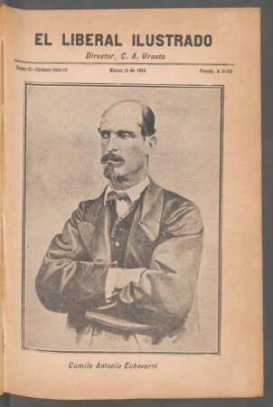 [Retrato de] Camilo Antonio Echeverri