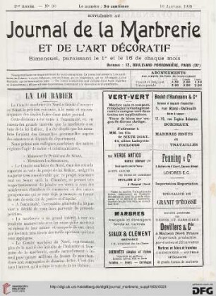 No. 30 (16 Janvier 1905)