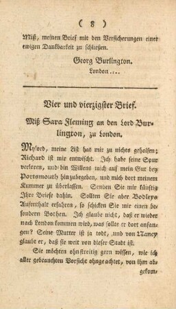 Vier und vierzigster Brief