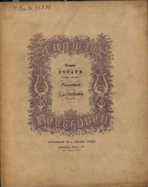 Grande sonate Ré maj. (D dur) : pour le pianoforté ; oeuv. 28