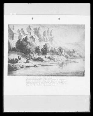 Das hohe Elbufer von Altona
