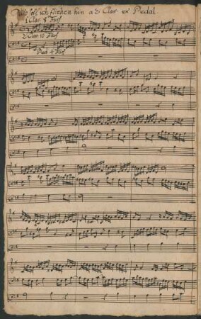 Wo soll ich fliehen hin; org; e-Moll; BWV 646