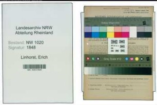 Entnazifizierung Erich Linhorst , geb. 02.03.1905 (Fabrikant)