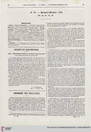 No 36 (Novembre- Décembre 1862)