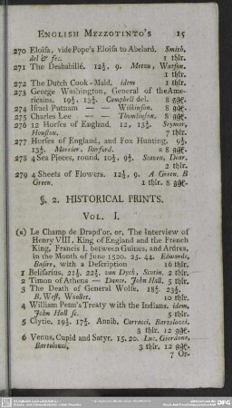 §. 2. Historical Prints