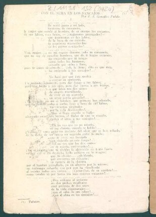 [Poema] Con el alma en los sancajos