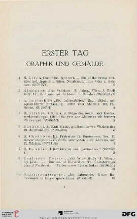 Erster Tag (Nr. 1-148a)