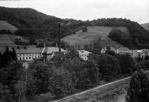 Freiburg i. Br.: Papierfabrik Flinsch vom Hochaus in der Runzstraße