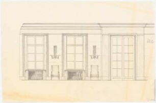 Reichsministerium für Ernährung und Landwirtschaft, Berlin-Mitte Umbau und Erweiterung: Wandansicht Fensterseite