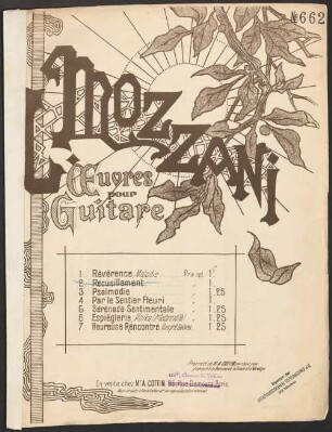 Oeuvres pour guitare, 2. Recueillement : pour guitare