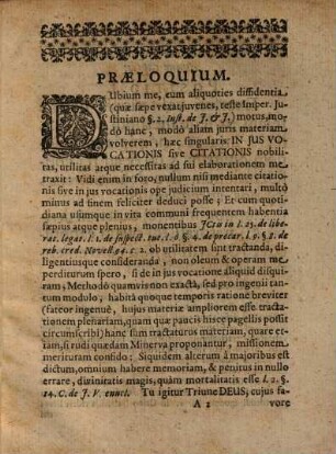 Duce Summo Iudice Regnante Imperatore Leopoldo I. Patrocinante Authoritate ... ICtorum Ordinis In Illustri Ad Salam Academia Adsistente ... Dn. Johanne Strauchio ... Exercitium Iuridicum De In Ius Vocatione sive Citatione