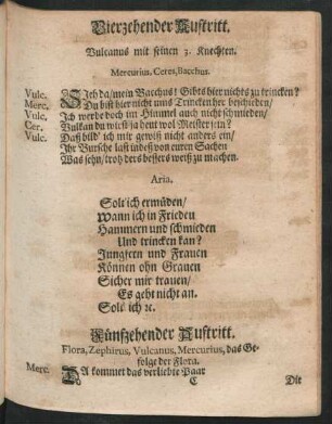 Vierzehender Auftritt