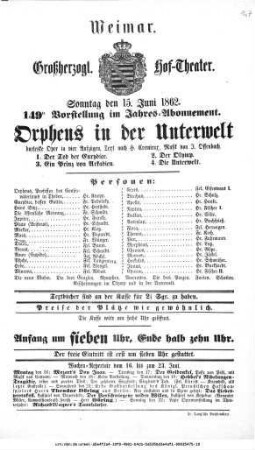 Orpheus in der Unterwelt