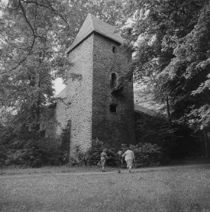 Freiberg. Stadtmauer mit Turm