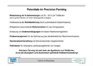 Potentiale im Precision Farming