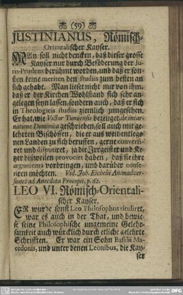 Justinianus, Römisch-Orientalischer Kayser