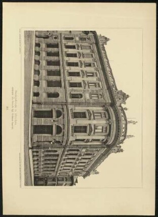 Tafel 30. Bankgebäude in München. Architekt: Alb. Schmidt, Kgl. Professor