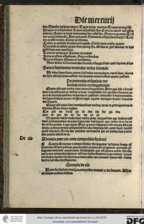 Quero tibi que verba sunt tertie coniugationis. Dico que habent e brevem ante re in infinitivo in verbis activis et neutralibus vel que habent e brevem ante re in secunda persona indicativi in passivis...