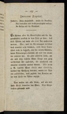 175-178, Zweytes Kapitel
