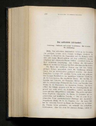 Das achtzehnte Jahrhundert
