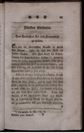 Fünfter Abschnitt. - Sechster Abschnitt.