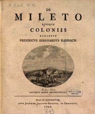 De Mileto Eivsqve Coloniis