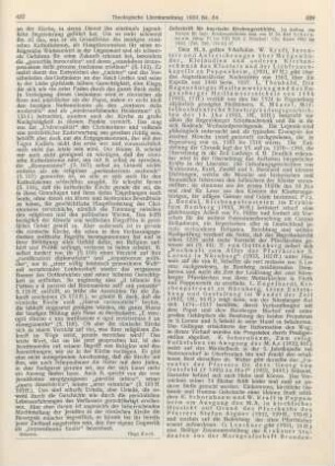 438-440 [Rezension] Schornbaum, Karl (Hrsg.), Zeitschrift für bayrische Kirchengeschichte. VI. bis VIII. Jahrg., Heft 2