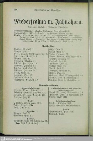 Niederfrohna m. Jahnshorn