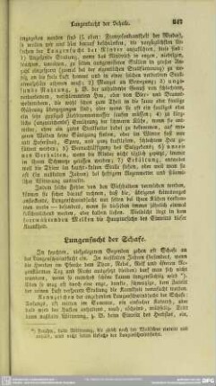 Lungensucht der Schafe