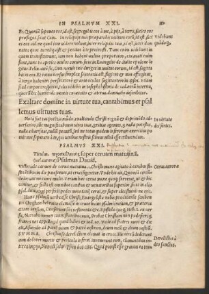 Psalmus XXI. - Psalmus XXX.