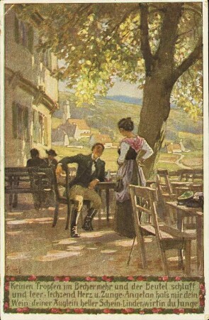 Keinen Tropfen im Becher mehr [...]