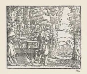 Pessachfest, aus: Martin Luther, "Biblia: Das ist: Die gantze heilige Schrifft: Deudsch", Wittenberg 1561, S. 39 verso