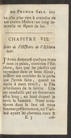 Chapitre VIII. Suite de l'Histoire de l'Esclave noir.