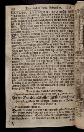 898-901, Das fuenfte & sechste Send-Schreiben
