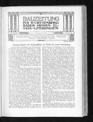 Vierter Jahrgang. No. 20