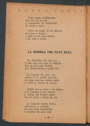 La hembra del pavo real