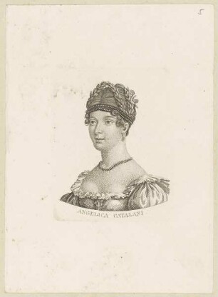 Bildnis der Angelica Catalani