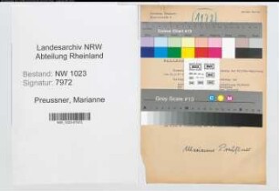 Entnazifizierung Marianne Preussner , geb. 02.05.1922 ()