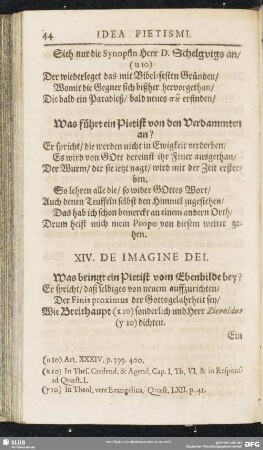XIV. De Imagine Dei