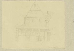 Haus mit Laubengang in Kamp am Rhein