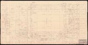 Nationaltheater, München: Bühnenhaus: Grundriss Erdgeschoss 1:50