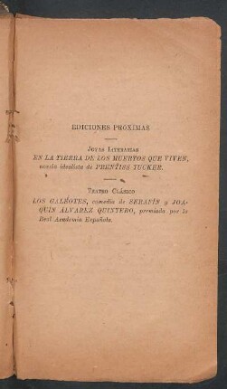 Ediciones próximas