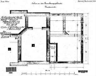 Reichenbach (Fils): Empfangsgebäude Verwaltungsgebäude Fundamentriß