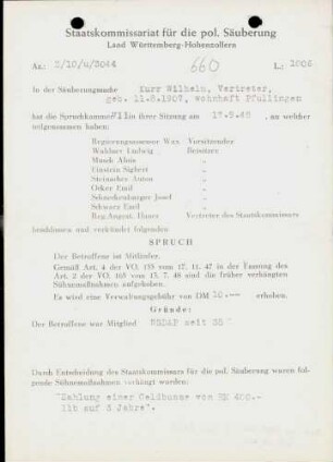Kurr, Wilhelm
