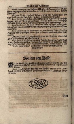 Von den von Hassel.