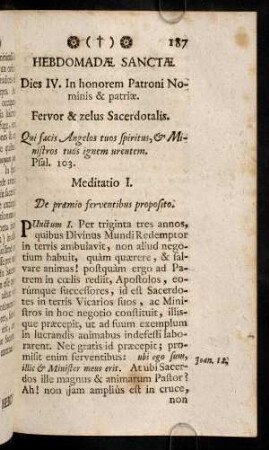 186-198, Meditatio I - IV