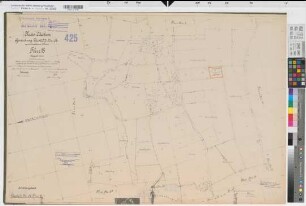 Herzfeld (Lippetal), Flurbereinigung Herzfeld-Düllo, Schätzungskarte Diestedde Flur 18