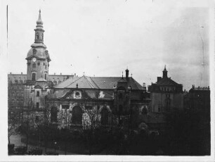 Seitenansicht Johanniskirche, Blickrichtung Norden