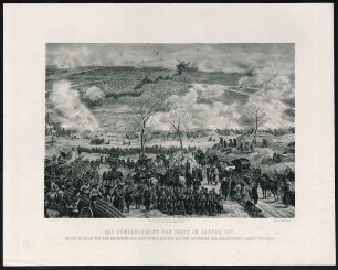 Das Bombardement Von Paris Im Januar 1871