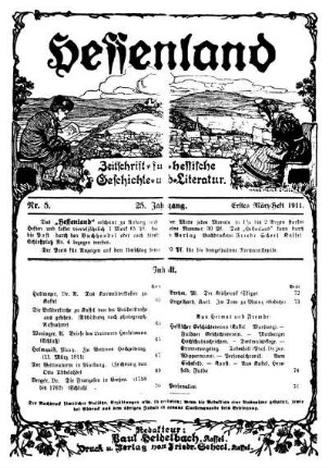Nr. 5, Erstes März-Heft 1911